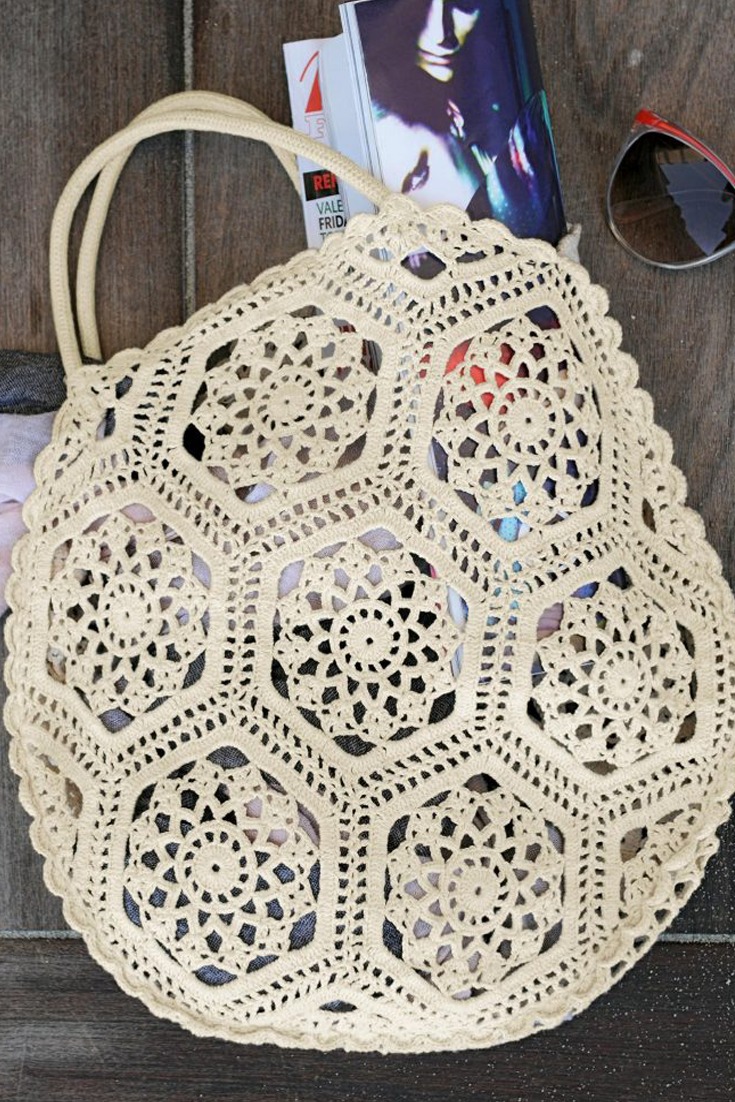 Crochet Handbag New Arrival, White