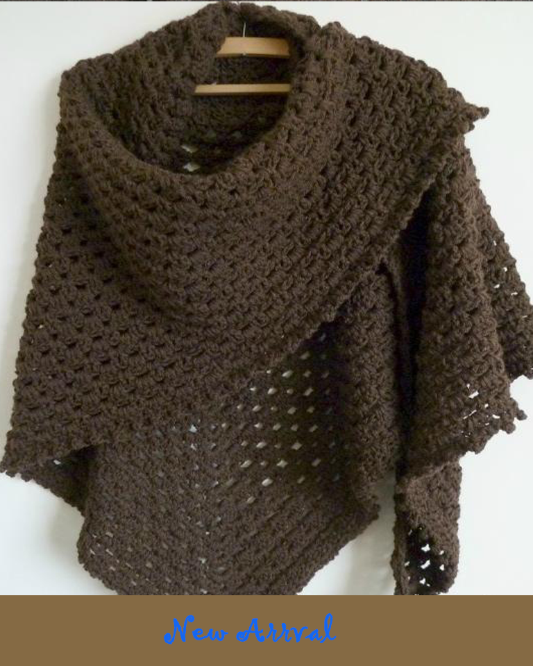 Lace crochet shawl