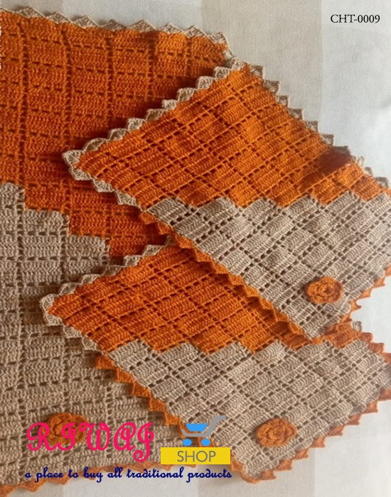 Table Mat Brown Multi