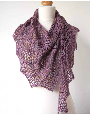 Crochet Shawl , Purple New Arrival